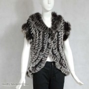 Rabbit Fur Knitted Vest