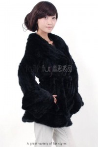 Mink Fur Knitted Jacket