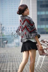 Rex Rabbit Fur Knitted Cape