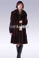 Mink Fur Long Coat