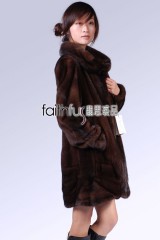 Mink Fur Long Coat