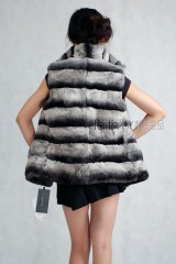 Rex Rabbit Fur (Chinchilla)  Vest