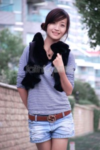 Sheared Rabbit Fur Vest