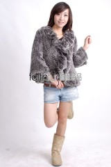 Rex Rabbit Fur Knitted Jacket