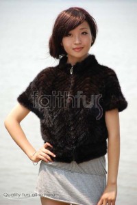 Mink Fur Kintted Vest