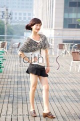 Rex Rabbit Fur Knitted Cape