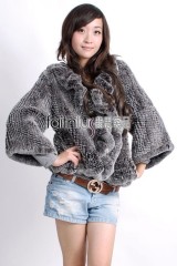 Rex Rabbit Fur Knitted Jacket