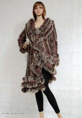 Rabbit Fur / Cashmere Knitted Sweater Jacket