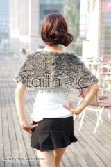 Rex Rabbit Fur Knitted Cape