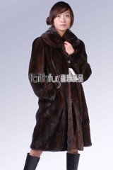 Mink Fur Long Coat