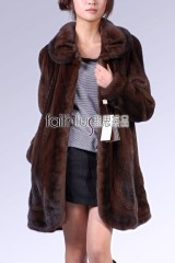 Mink Fur Long Coat