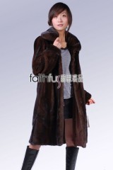 Mink Fur Long Coat