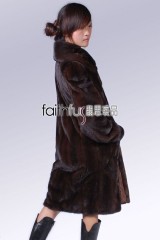 Mink Fur Long Coat