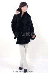 Mink Fur Knitted Cape