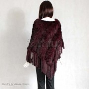 Mink Fur Knitted Cape