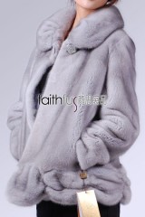 Sapphire Mink Fur Coat