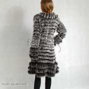 Rabbit Fur / Cashmere Knitted Sweater 3/4 length Jacket