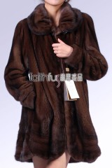 Mink Fur Long Coat