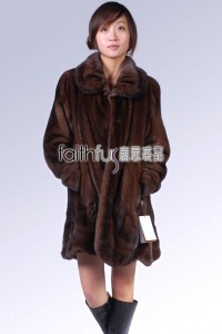 Mink Fur Long Coat