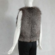 Silver-Blue Fox Fur Vest