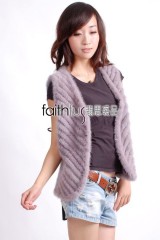 Mink Fur Kintted Vest