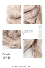 Mink Fur Knitted Cape