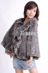 Rex Rabbit Fur Knitted Jacket