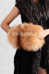 Racoon Fur Muff / Handwarmer