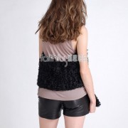 Sheep Fur Knit Vest