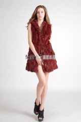 Rex Rabbit Fur Vest