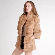 Shearing Rabbit Fur Jacket