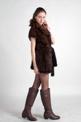 Mink Fur Knitted Jacket