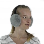 Real Fur Rex Rabbit Earmuffs Ear Warmer