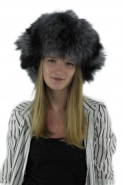 Women Winter Real Racoon Fur Russian Mongolian Hat with Earflaps