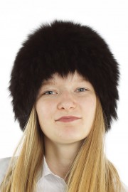 Women Winter Real Raccoon Fur Beanie Hat Cap