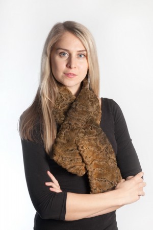 Persian Lamb Karakul Astrakhan Collar Scarf Muffler