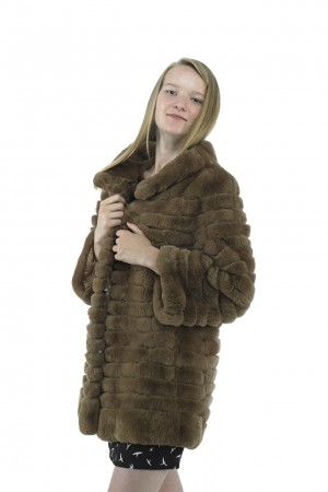 REX RABBIT FUR COAT