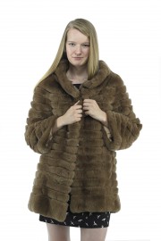 REX RABBIT FUR COAT