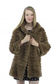 REX RABBIT FUR COAT