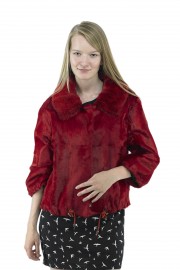 Swakara Fur Broadtail astrakhan fur coat