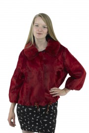 Swakara Fur Broadtail astrakhan fur coat