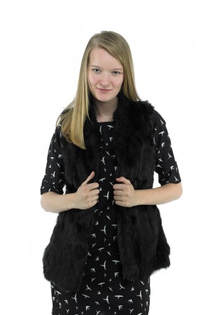 WOMEN'S  RABBIT FUR VEST