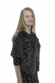 BLUE LIPPI CAT LEOPARD CAT JACKET