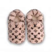 Womens Mink Fur Slippers Designer Fur Slides Furry Slides Real Mink Fur Pumps