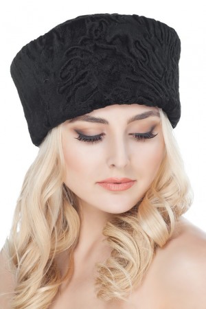 Black Karakul Cap Astrakhan Jinnah Cap