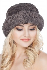 Karakul Astrakhan Hat Fur Bucket Hat