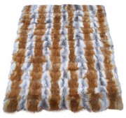 Real Red Fox Blanket Fur Fox Fur Throw Blanket Fur Carpet