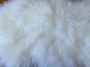 Natural White Fur Rug Baby Sheepskin Rug