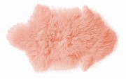 Tibetan lambswool Rug Grey Pink Sheepskin Rug for Baby