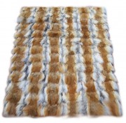 Real Red Fox Blanket Fur Fox Fur Throw Blanket Fur Carpet
